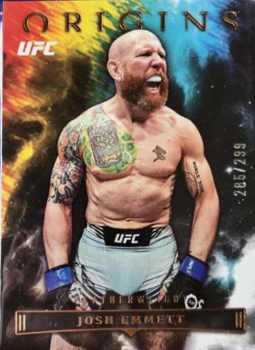 Josh Emmett 2023 Panini Chronicles UFC Base Origins #134 Bronze