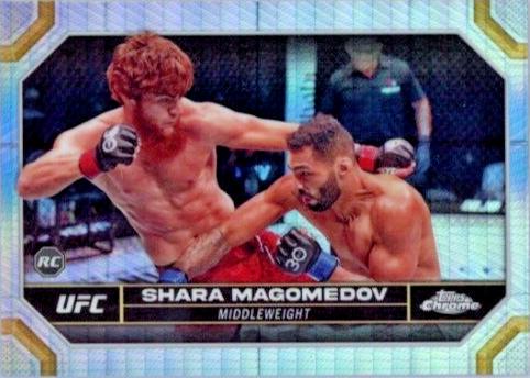 Shara Magomedov 2024 Topps Chrome UFC Base #141 Prism Refractor