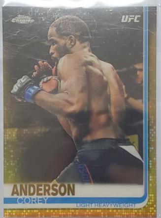 Corey Anderson 2019 Topps Chrome UFC Base #23 Gold