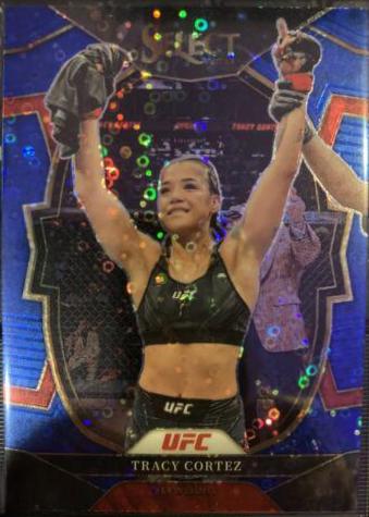 Tracy Cortez 2023 Panini Select UFC Concourse #93 Blue Disco