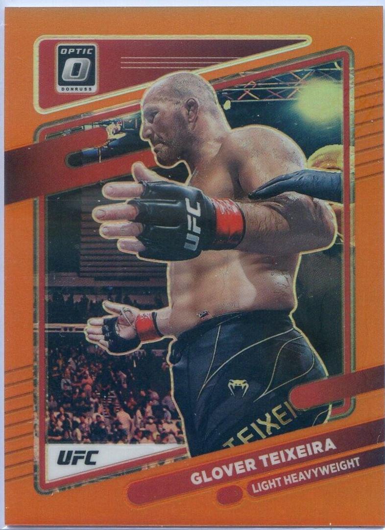 Glover Teixeira 2022 Panini Donruss Optic UFC Base #66 Orange