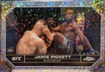 Jamie Pickett 2024 Topps Chrome UFC Base #34 Speckle Refractor