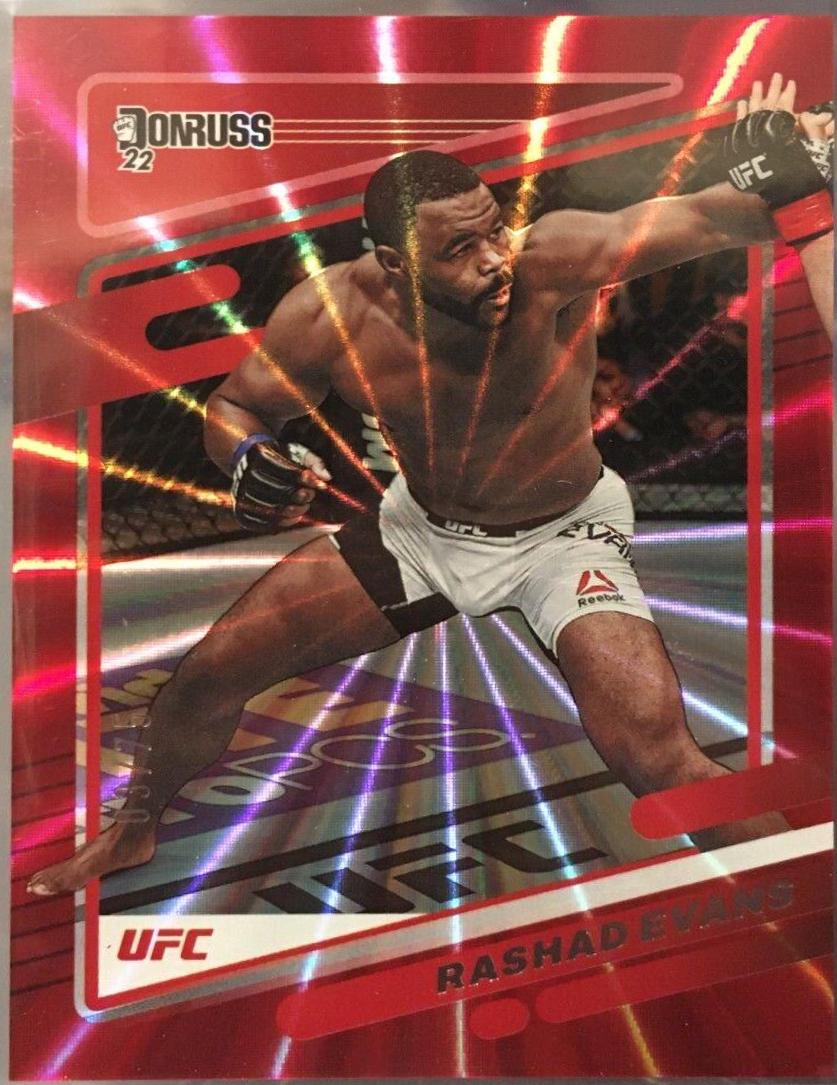 Rashad Evans 2022 Panini Donruss UFC Base #145 Red