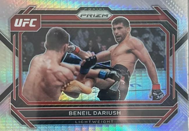 Beneil Dariush 2023 Panini Prizm UFC Base #28 Hyper