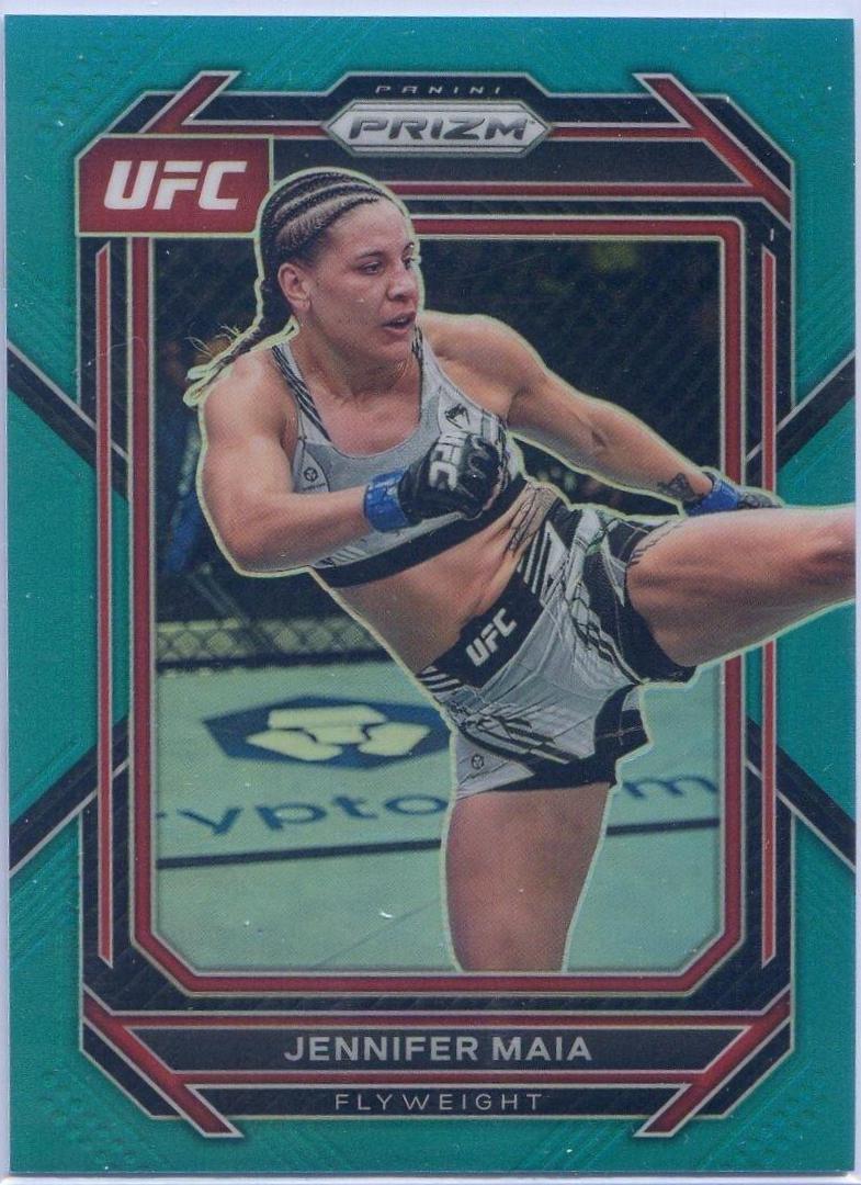Jennifer Maia 2023 Panini Prizm UFC Base #139 Teal