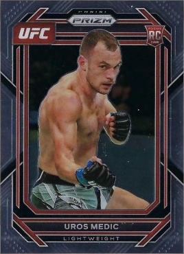 Uros Medic 2023 Panini Prizm UFC Base #158 Black