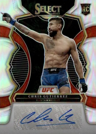 Chris Gutierrez 2023 Panini Select UFC Rookie Signatures #5 Tie-Dye