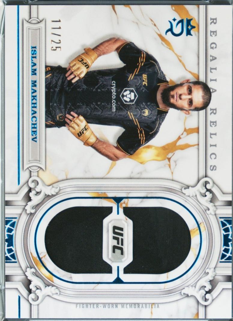 Islam Makhachev 2024 Topps Royalty UFC Regalia Relics #RAR-1 Blue
