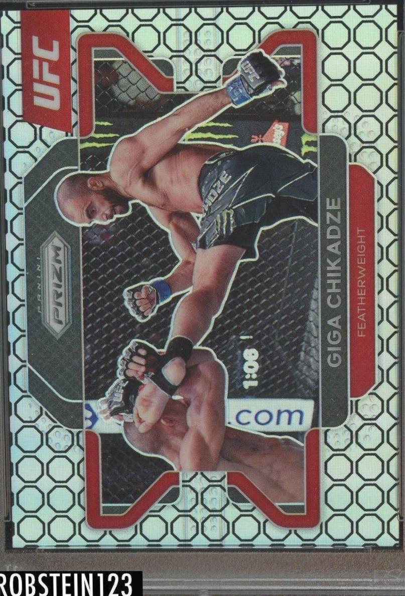 Giga Chikadze 2022 Panini Prizm UFC Base #71 Octagon