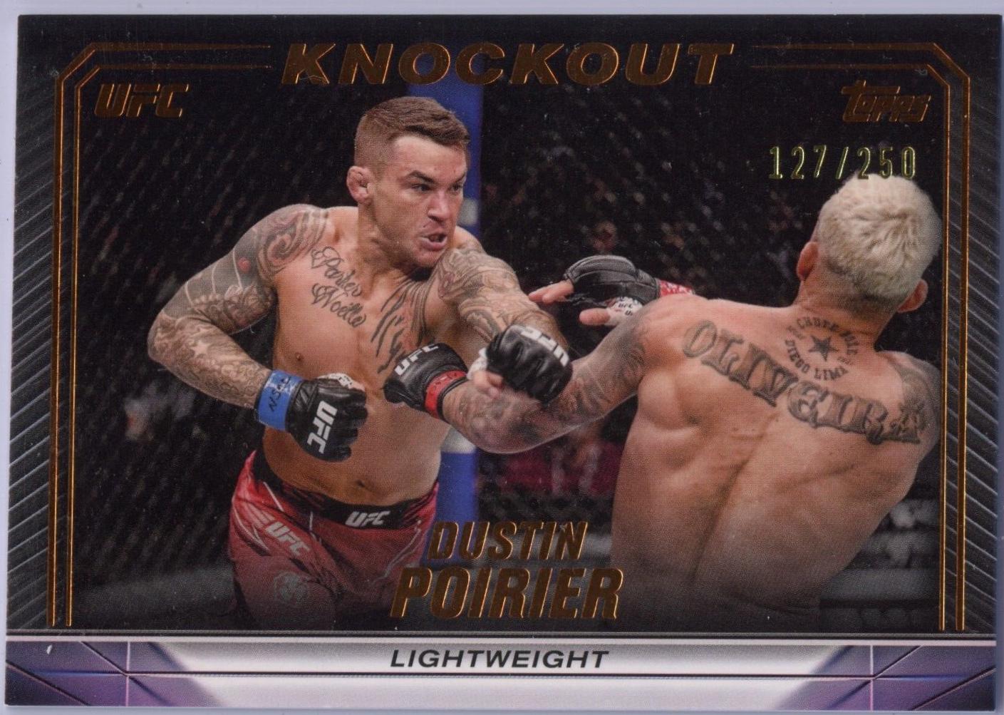 Dustin Poirier 2024 Topps Knockout UFC Base #78 Bronze