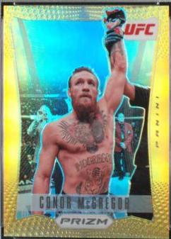 Conor McGregor 2022 Panini Prizm UFC Prizm Flashback #7 Gold