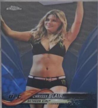 Chrissy Blair 2018 Topps Chrome UFC Base #45 Blue Wave