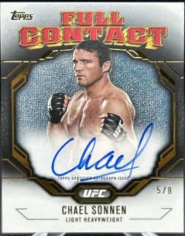 Chael Sonnen 2024 Topps Knockout UFC Full Contact Autographs #FCA-CSN Gold