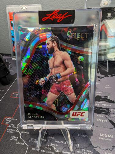 Jorge Masvidal 2022 Panini Select UFC Octagonside #257 Cracked Ice