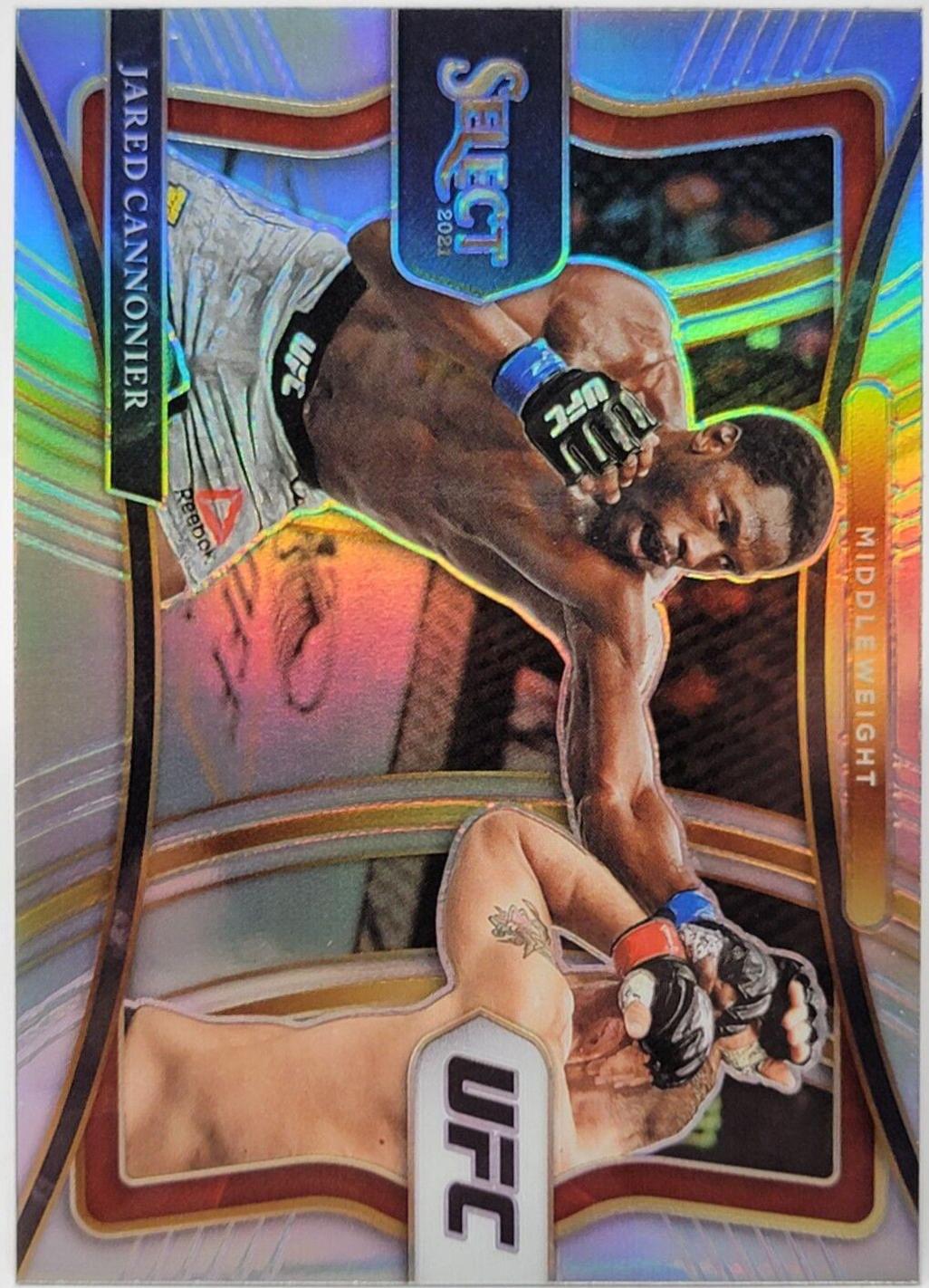 Jared Cannonier 2021 Panini Select UFC Premier Level #145 Silver