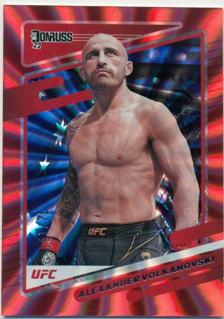 Alexander Volkanovski 2022 Panini Donruss UFC Base #23 Red