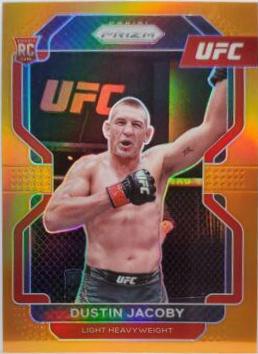 Dustin Jacoby 2022 Panini Prizm UFC Base #123 Orange