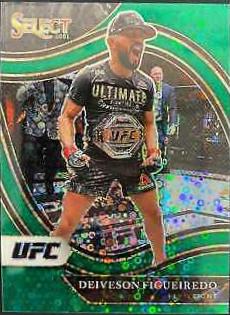 Deiveson Figueiredo 2021 Panini Select UFC Octagonside #294 Green Disco