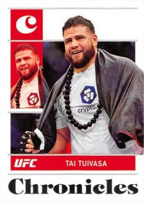 Tai Tuivasa 2022 Panini Chronicles UFC Base Chronicles #12 Platinum