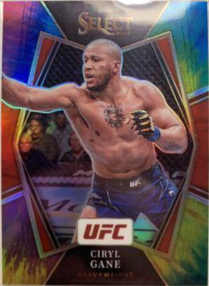 Ciryl Gane 2022 Panini Select UFC Premier Level #143 Tie Dye