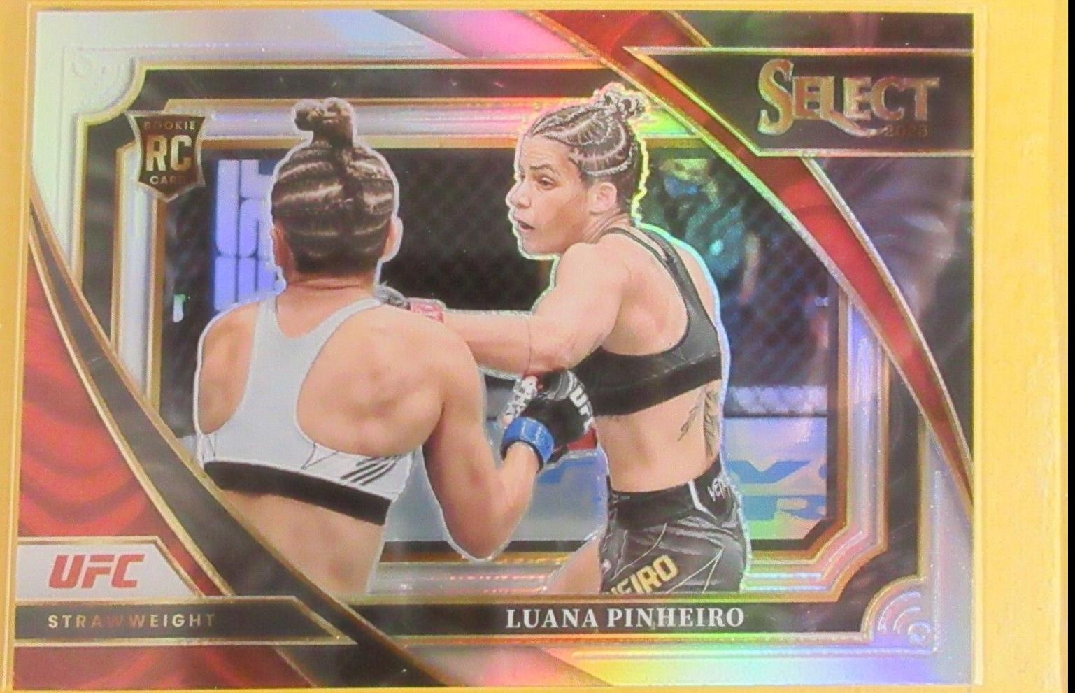 Luana Pinheiro 2023 Panini Select UFC Mezzanine #376 Silver