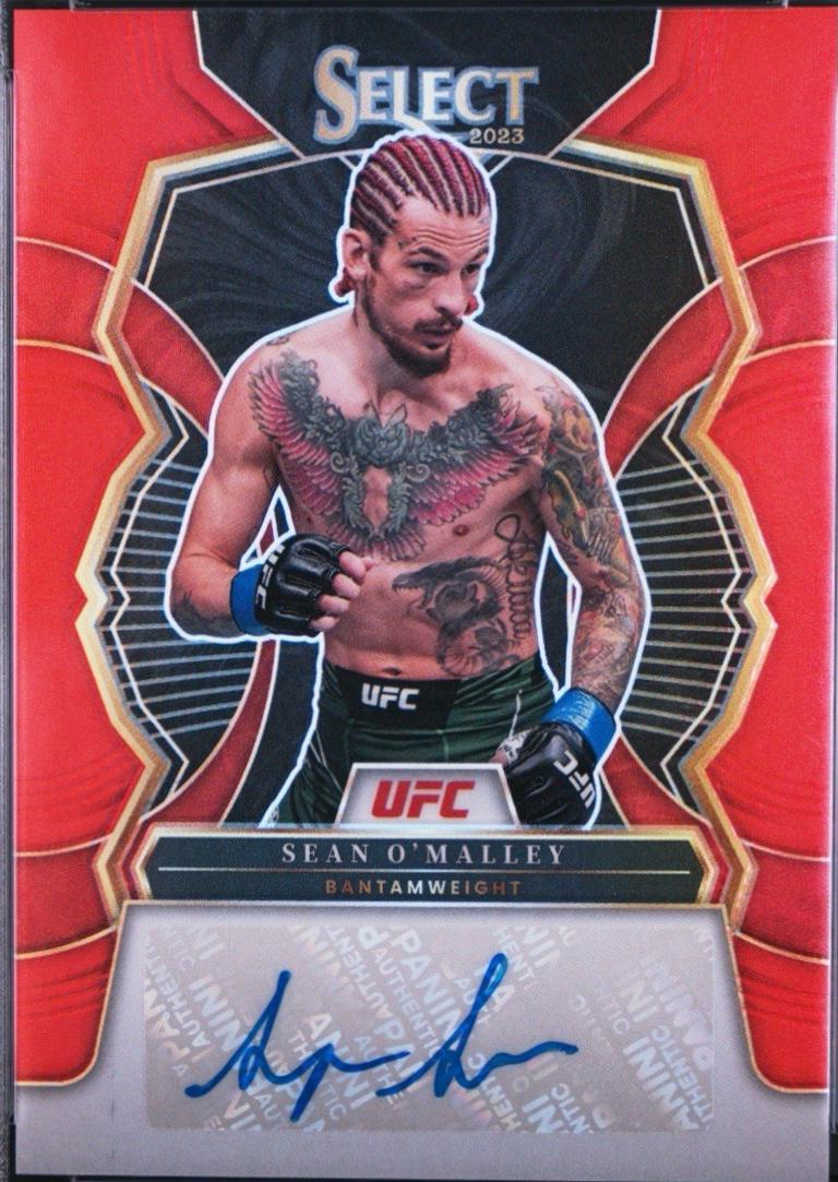 Sean O'Malley 2023 Panini Select UFC Signatures #16 Red