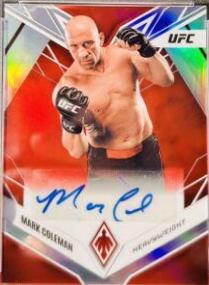 Mark Coleman 2023 Panini Chronicles UFC Phoenix Autographs #40 Gold Vinyl