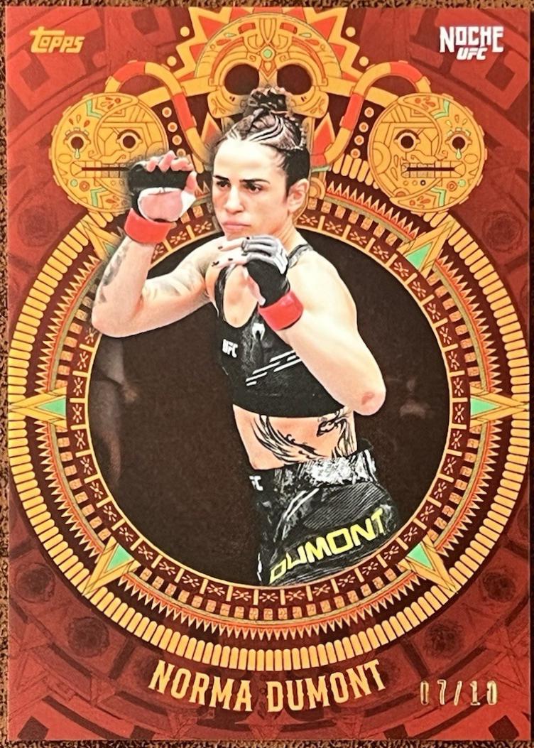Norma Dumont 2024 Topps Noche UFC Base #10 Red