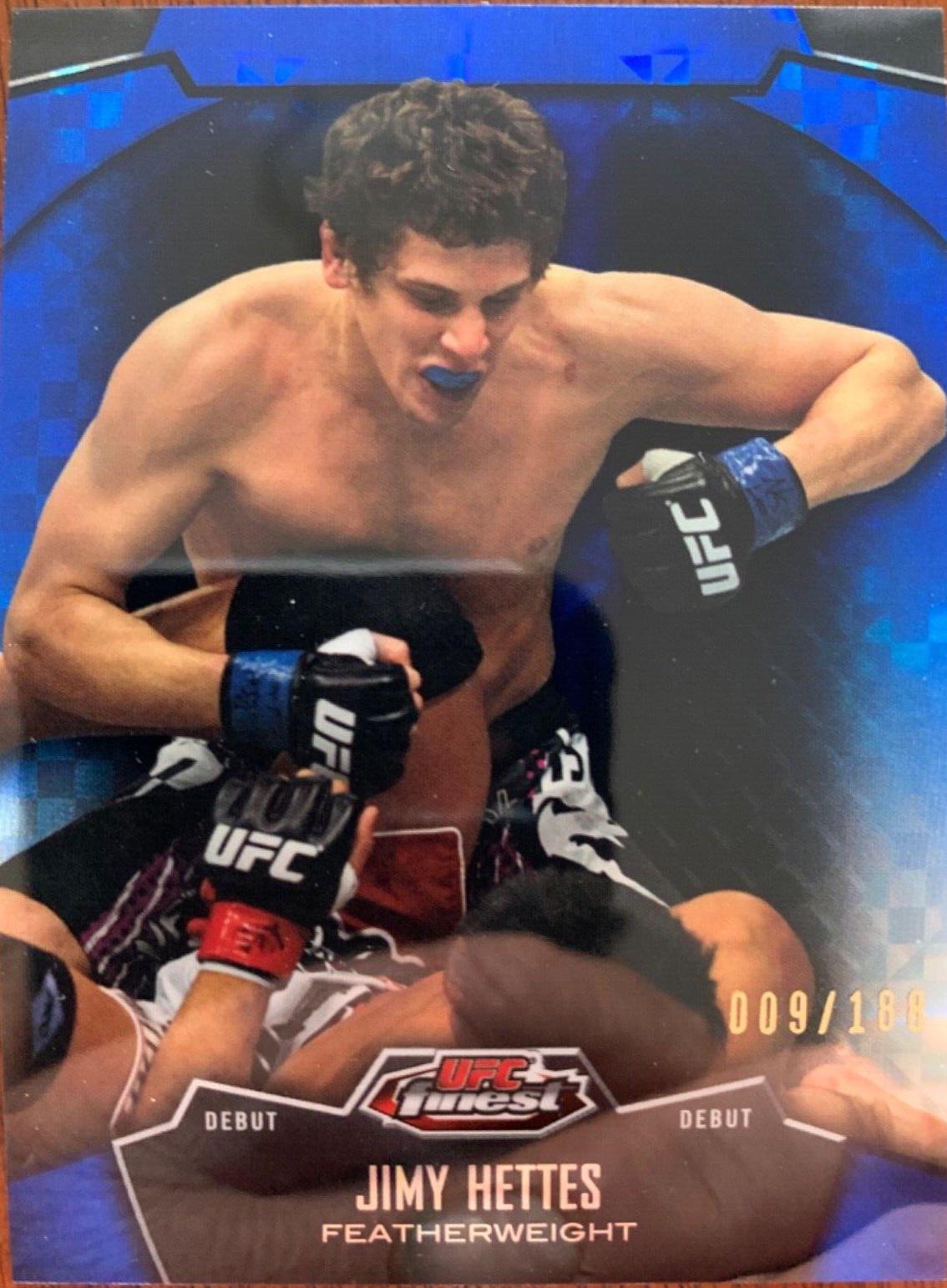 Jimy Hettes 2012 Topps Finest UFC Base #48 Xfractor