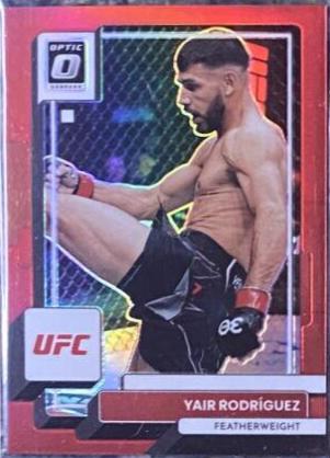 Yair Rodríguez 2023 Panini Donruss Optic UFC Base #11 Red