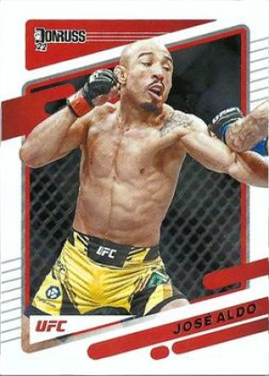 José Aldo 2022 Panini Donruss UFC Base #32 Press Proof Purple