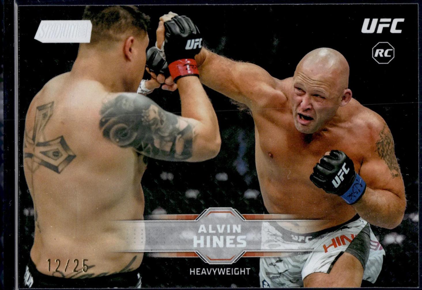 Alvin Hines 2026 Topps Stadium Club UFC Base #192 Rainbow Foilboard