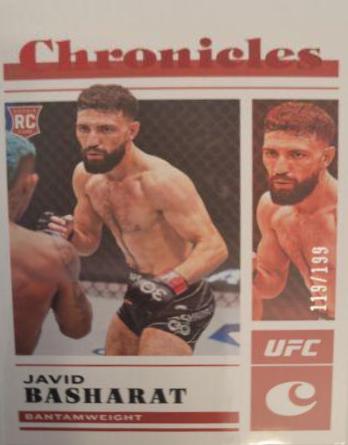 Javid Basharat 2023 Panini Chronicles UFC Base Chronicles #84 Red