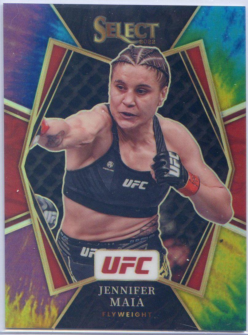 Jennifer Maia 2022 Panini Select UFC Premier Level #146 Tie Dye