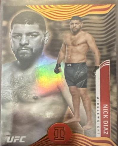 Nick Diaz 2022 Panini Chronicles UFC Base Illusions #265 Bronze