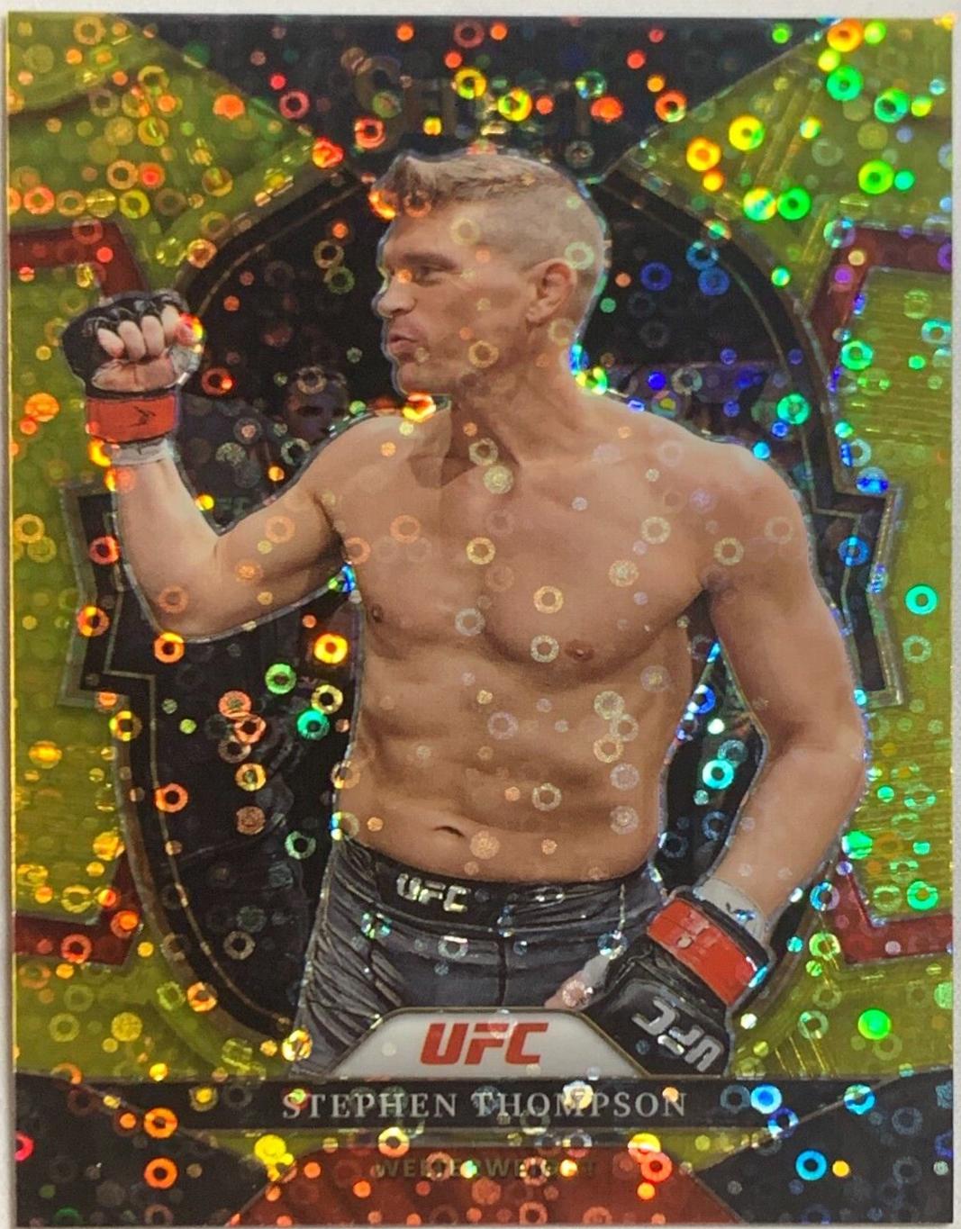 Stephen Thompson 2023 Panini Select UFC Concourse #33 Gold Disco