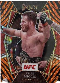 Stipe Miocic 2022 Panini Select UFC Premier Level #181 Black Flash