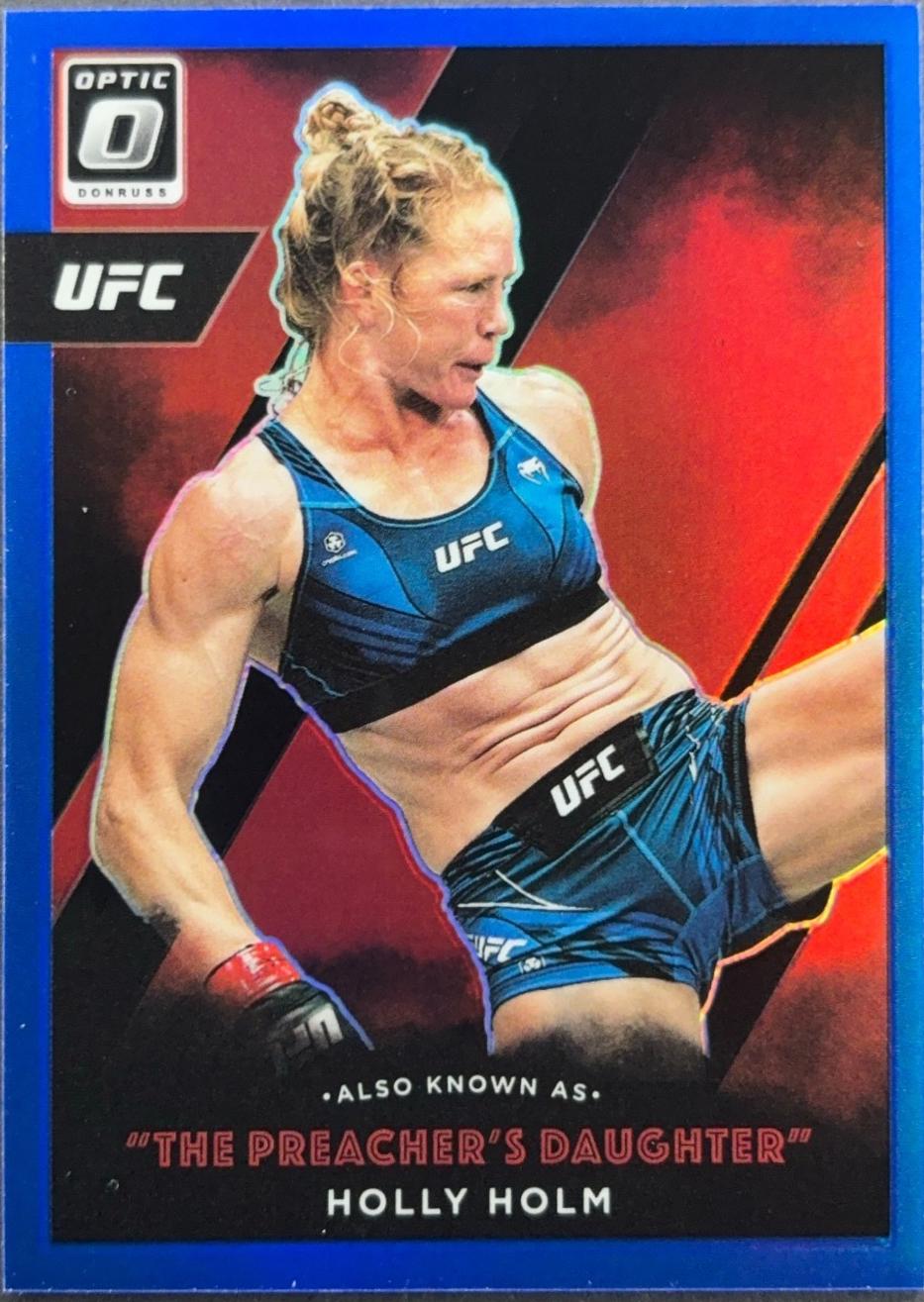 Holly Holm 2022 Panini Donruss Optic UFC Also Known As #19 Blue