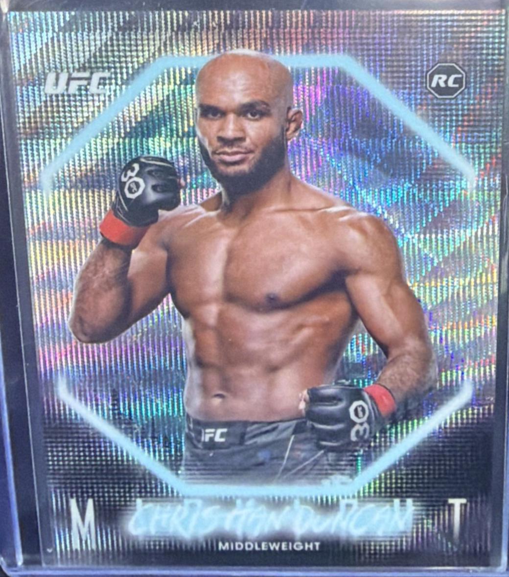 Christian Duncan 2025 Topps Midnight UFC Base #40 Zodiac