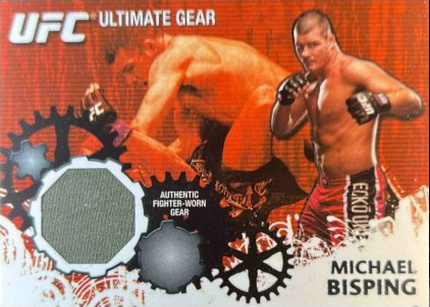 Michael Bisping 2010 Topps UFC Ultimate Gear Relics #UG-MB Red
