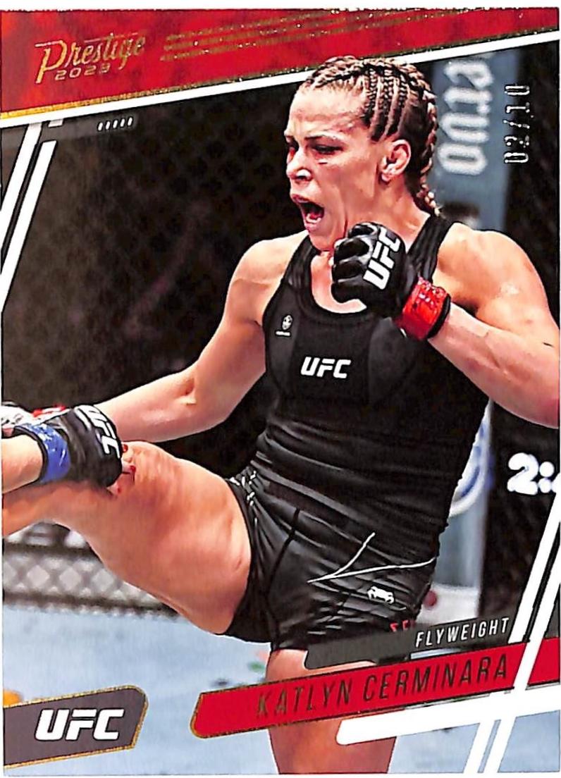 Katlyn Cerminara 2023 Panini Chronicles UFC Base Prestige #179 Gold