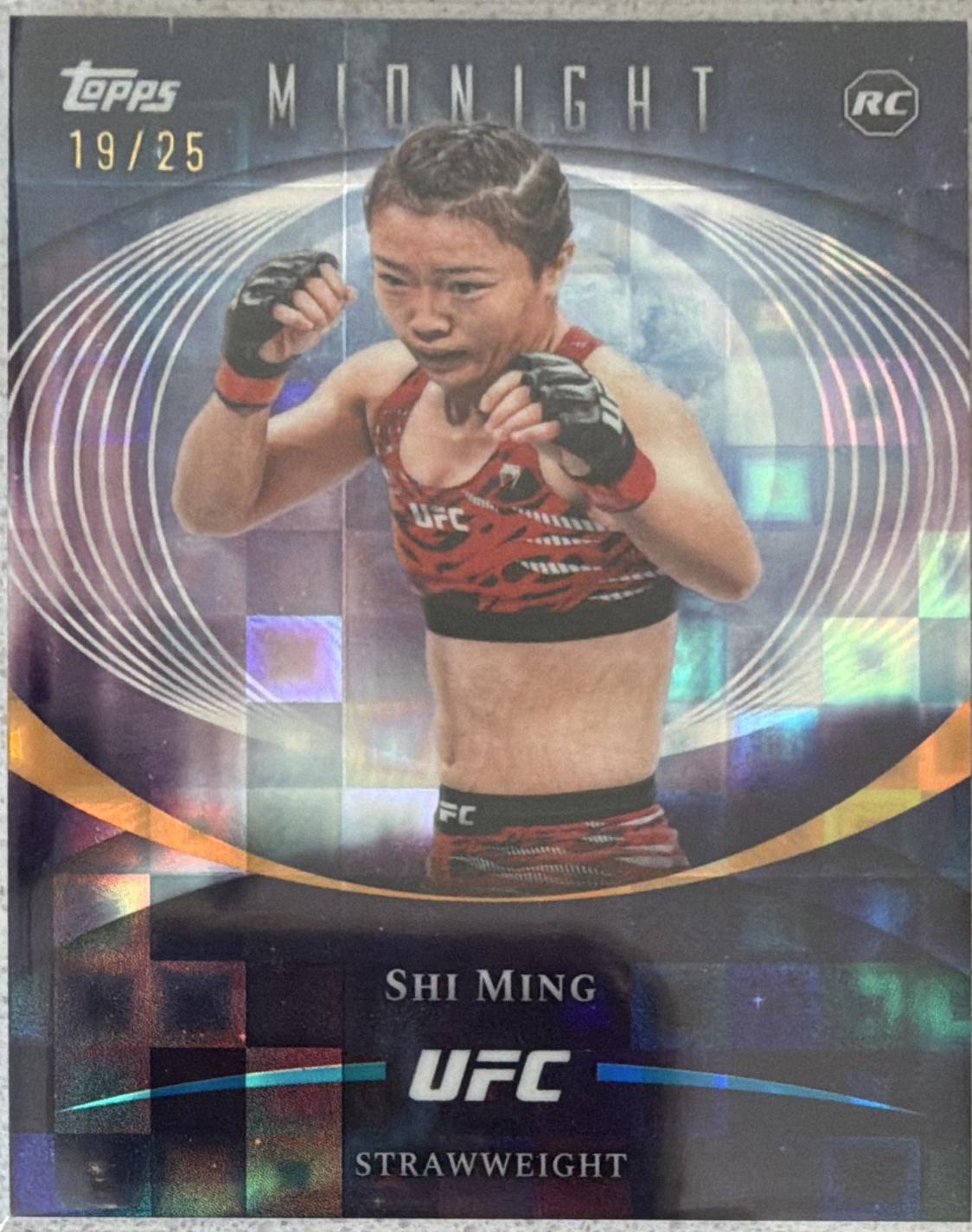 Shi Ming 2026 Topps Midnight UFC Base #7 Moonrise