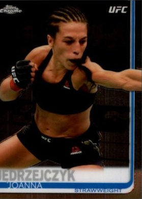 Joanna Jędrzejczyk 2019 Topps Chrome UFC Base #81 Green