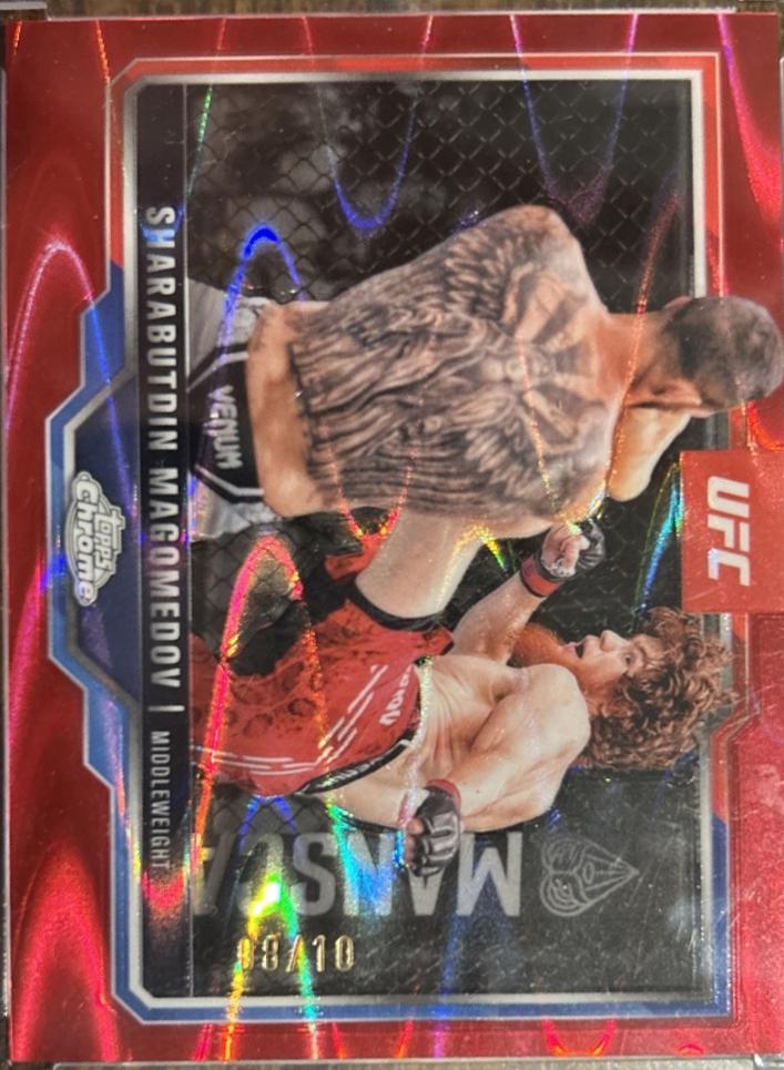 Shara Magomedov 2025 Topps Chrome Sapphire UFC Base Sapphire #12 Purple Sapphire