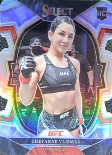 Cheyanne Vlismas 2023 Panini Select UFC Concourse #80 Silver Die Cut