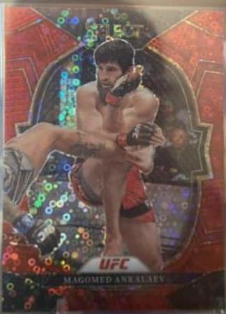Magomed Ankalaev 2023 Panini Select UFC Concourse #39 Red Disco
