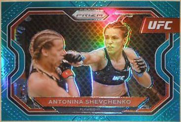 Antonina Shevchenko 2021 Panini Prizm UFC Base #192 Teal