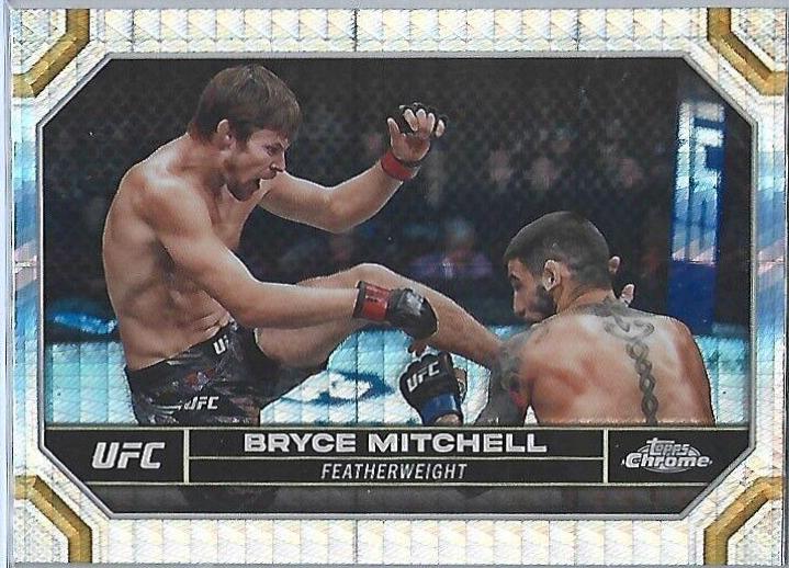 Bryce Mitchell 2024 Topps Chrome UFC Base #36 X-Fractor