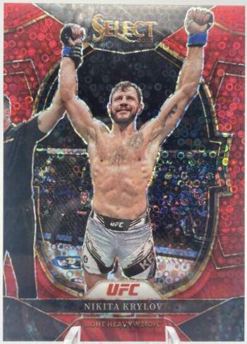 Nikita Krylov 2023 Panini Select UFC Concourse #31 Red Disco