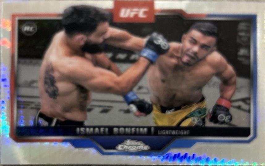 Ismael Bonfim 2025 Topps Chrome UFC Base #13 Prism Refractor